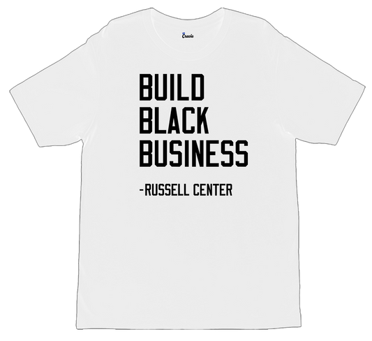 Build Black Business - White T-Shirt